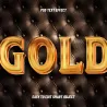 奢华之选！“GOLD”金色立体文字，尽显尊贵高雅格调