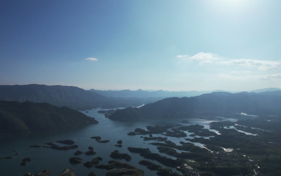4K湖北风光武汉东湖全景，湖光城色尽收眼底