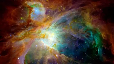 宇宙炫彩星云之美3840x2400