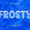 可编辑踏入冰雪奇境！梦幻霜冻质感文字样式登场