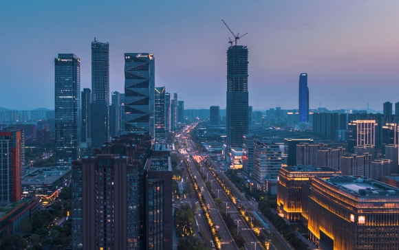 4K南京河西新城，现代都市的繁华景象
