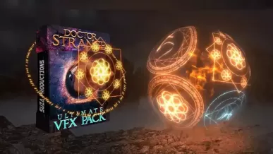 43个奇异博士传送门能量盾粒子特效合成素材 Ultimate VFX Assets Pack