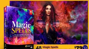 4K视频素材 153个魔法粒子烟雾火焰特效动画 Magic Spells