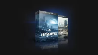 1600张科幻史诗外星恐怖战争废墟环境背景5K高清图片素材 ENVIRONMENTS V1+2