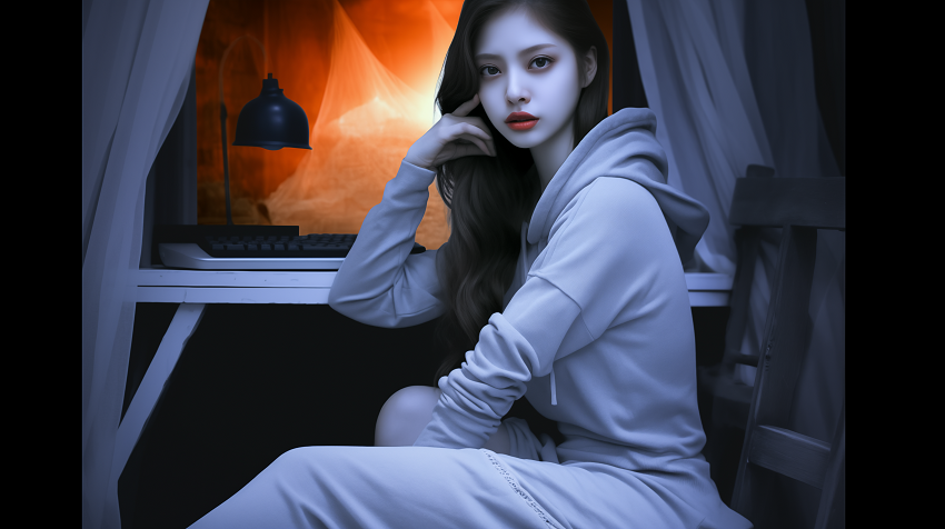 mcmullangeoffrey0811_a_beautiful_girl_sitting_on_a_computer_in__c29b7150-b443-43.png