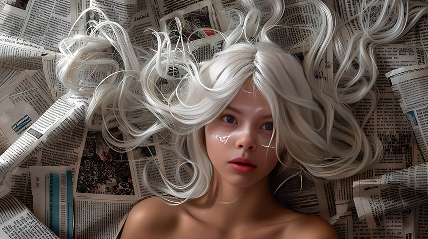 shugar828_Newspaper_wall_long_white_hair_beautiful_eyes_lips_cu_e0ad7bd9-430a-41.png