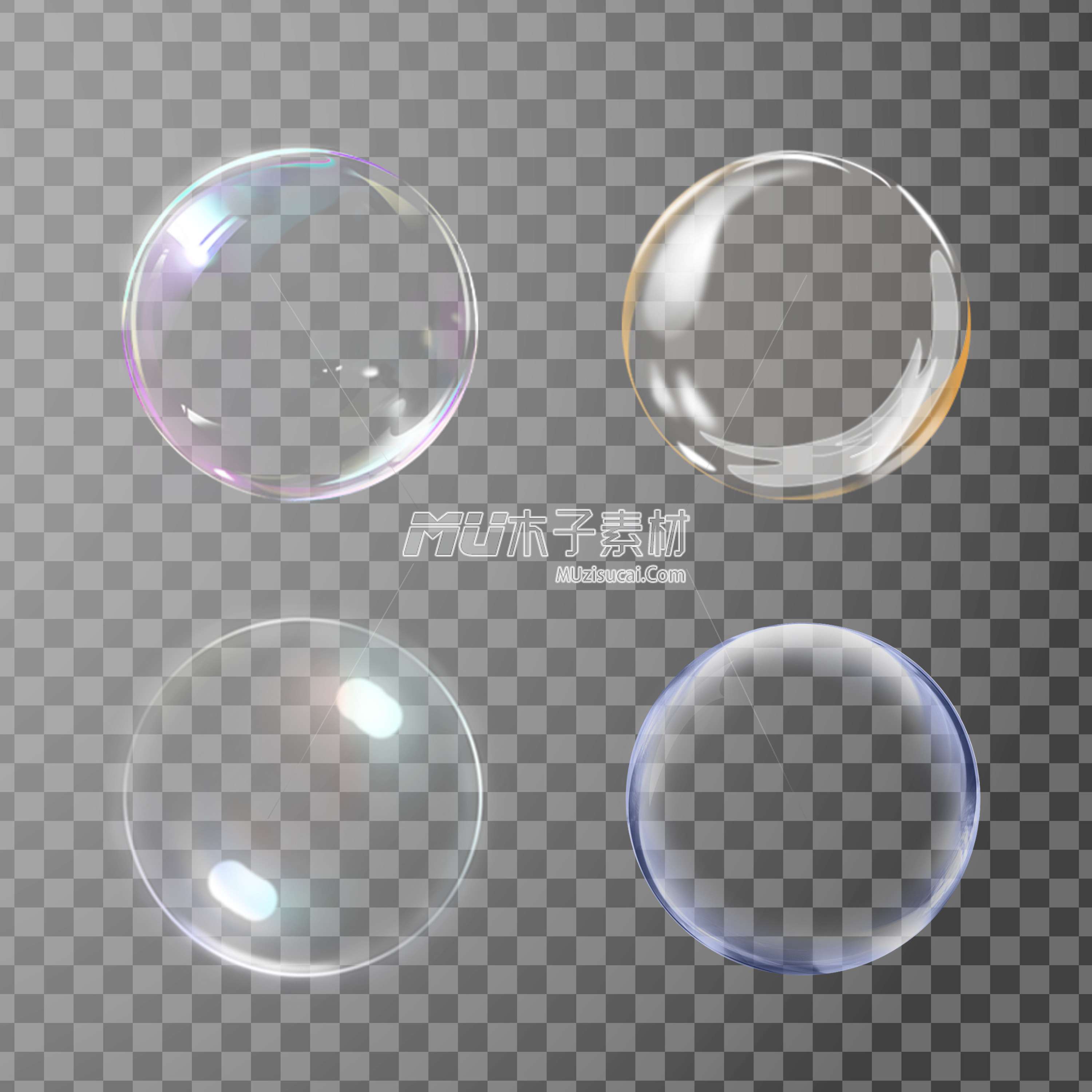 four_acidic_fluorescent_refractive_bubble_colorful_transparent_backgrounds.jpg