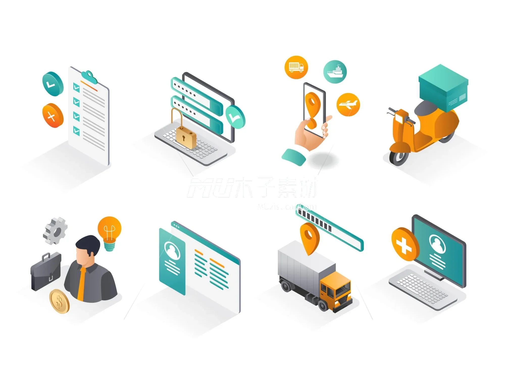 Isometric_icon_sets_business_and_delivery.webp