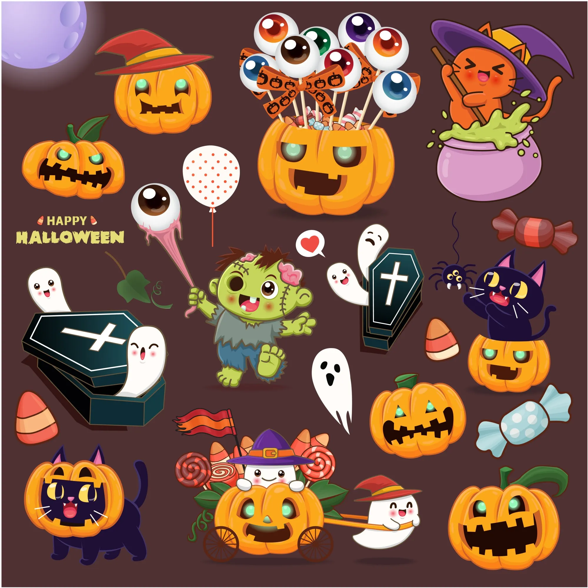 914892 Halloween poster set.webp