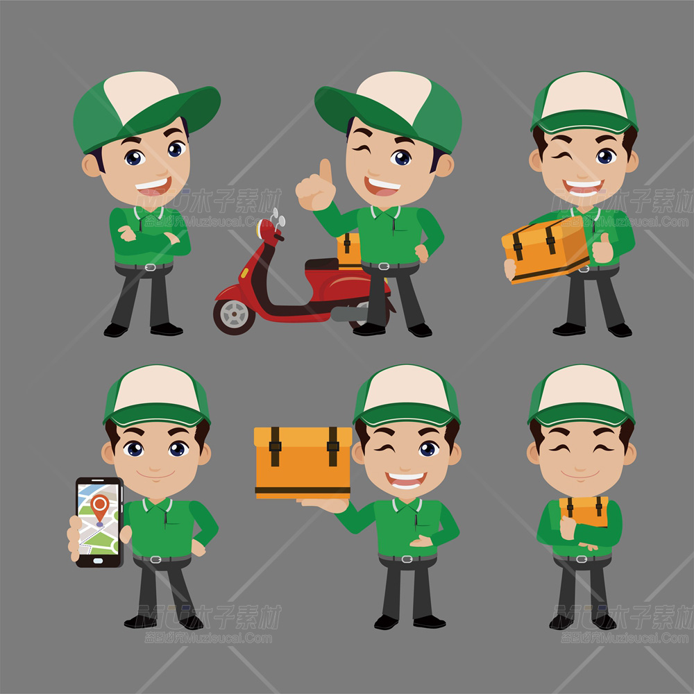 Delivery_staff_with_different_poses__01.jpg