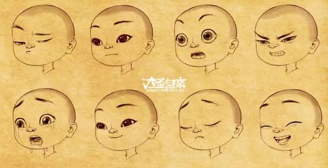 超全！国产动画片《大圣归来》八年创作原画手稿
