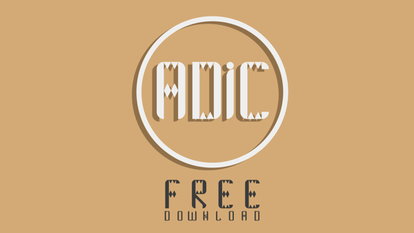 Adic free font by Martina Ginevra Albano in 25 New Free Fonts and Typefaces for September 2013