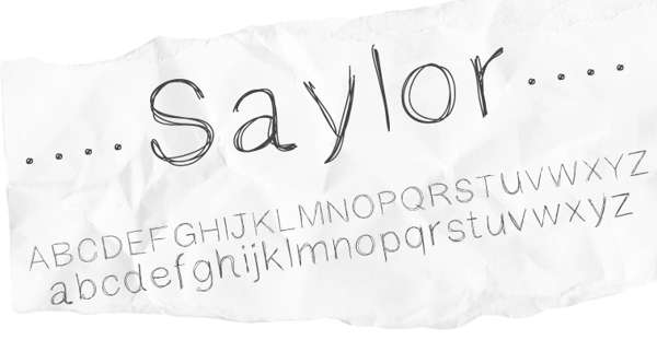 Saylor font by Fontm in 25 New Free Fonts and Typefaces for September 2013