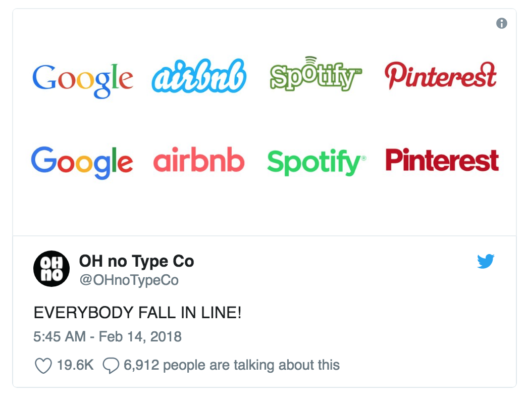 为什么Google和Facebook这样的企业LOGO越来越像?