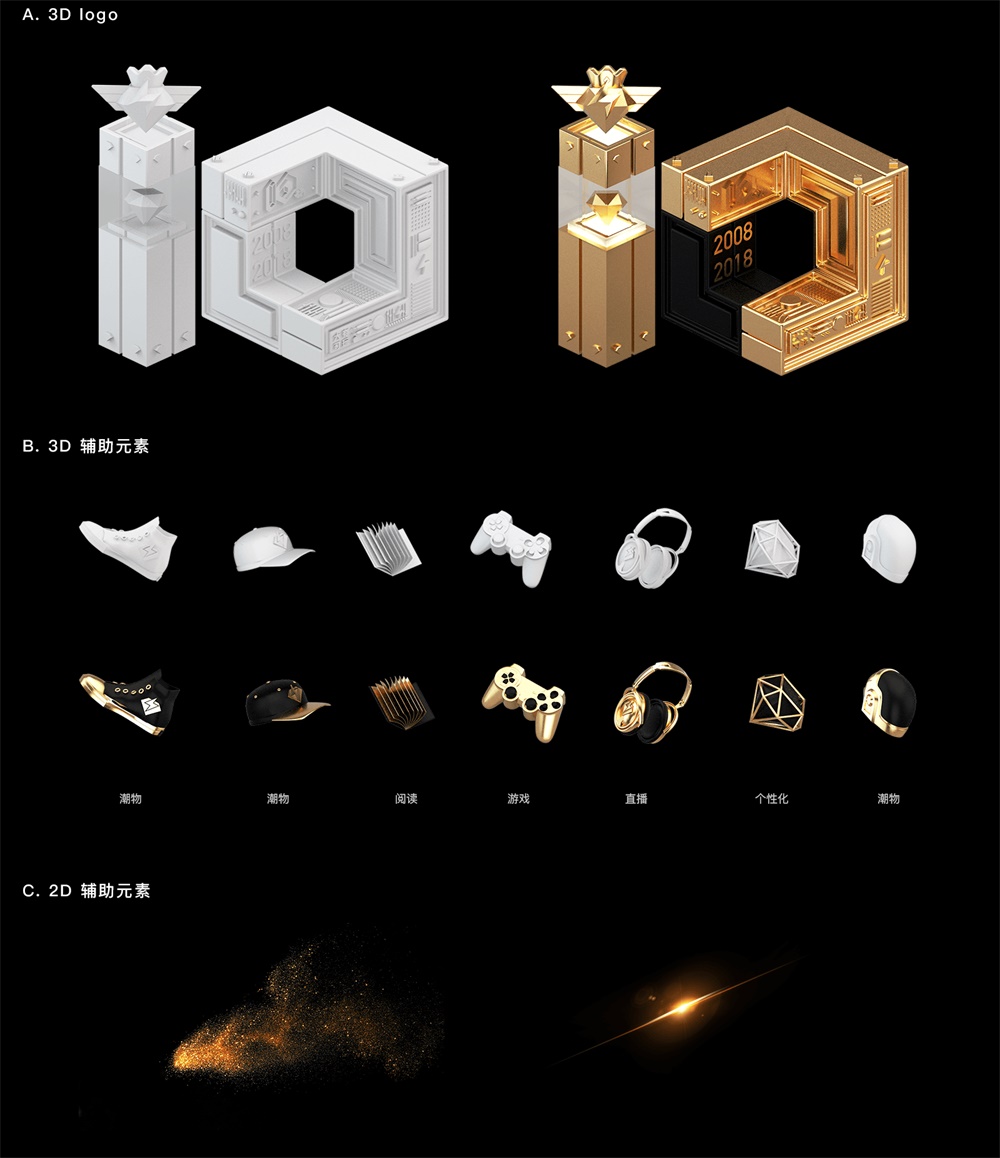 QQ空间黄钻10周年，设计师是如何做品牌设计的？