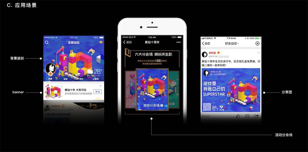 QQ空间黄钻10周年，设计师是如何做品牌设计的？