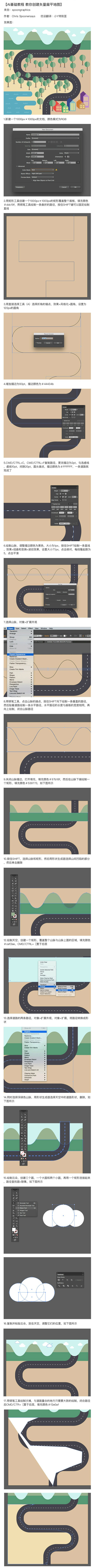 AI基础教程!教你创建矢量扁平地图