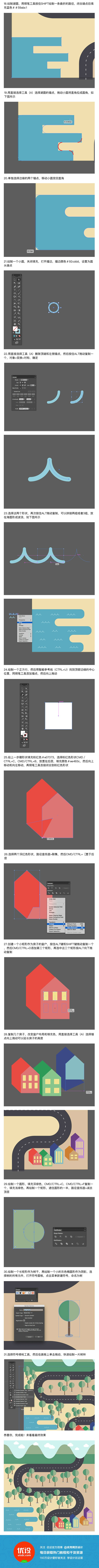 AI基础教程!教你创建矢量扁平地图
