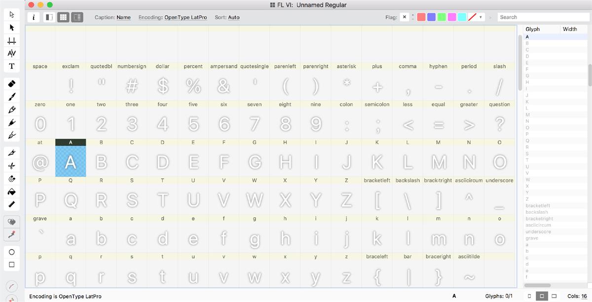 设计神器Fontlab！让手残党也能自己DIY字体