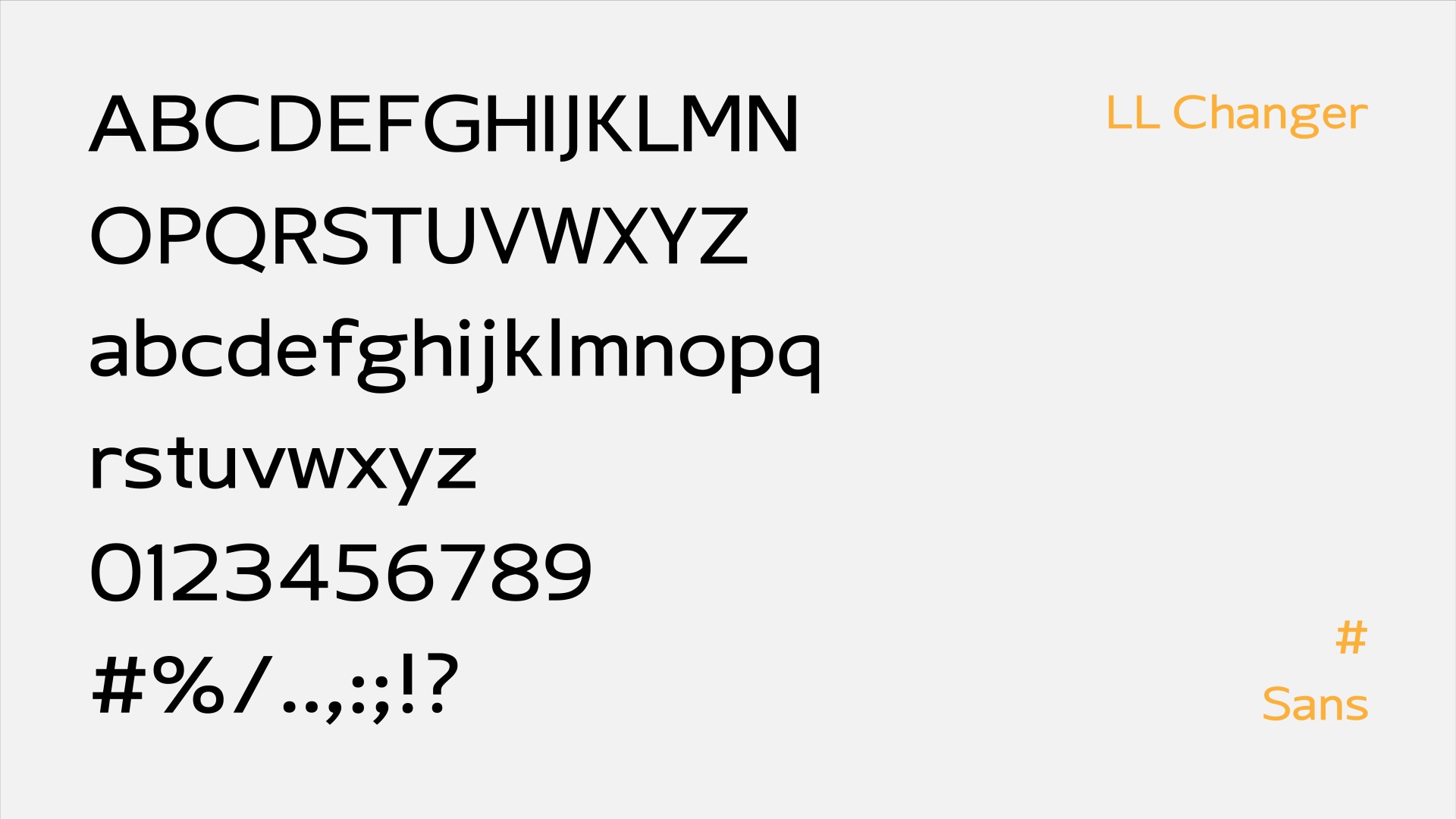 免费可商用！免费西文可变字体 LL Changer 打包下载