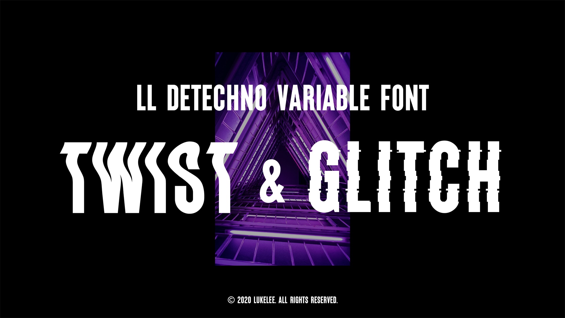 免费可商用！西文可变字体 LL DEtechno 打包下载