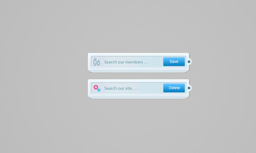 Soft Search Bar .PSD