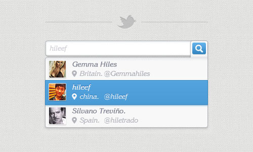 Search box UI (free psd)