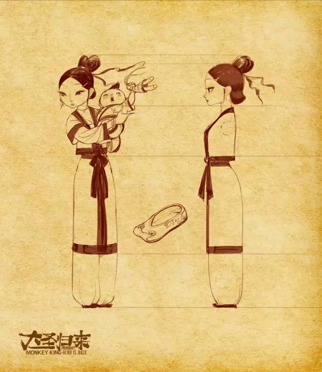超全！国产动画片《大圣归来》八年创作原画手稿