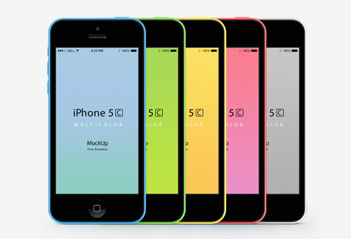 instantShift - Beautiful iPhone Mockup PSD Designs