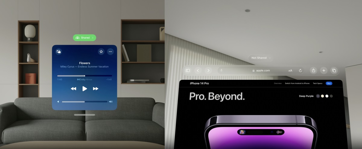 从6个方面，总结​Apple Vision Pro设计规范之空间共享体验篇