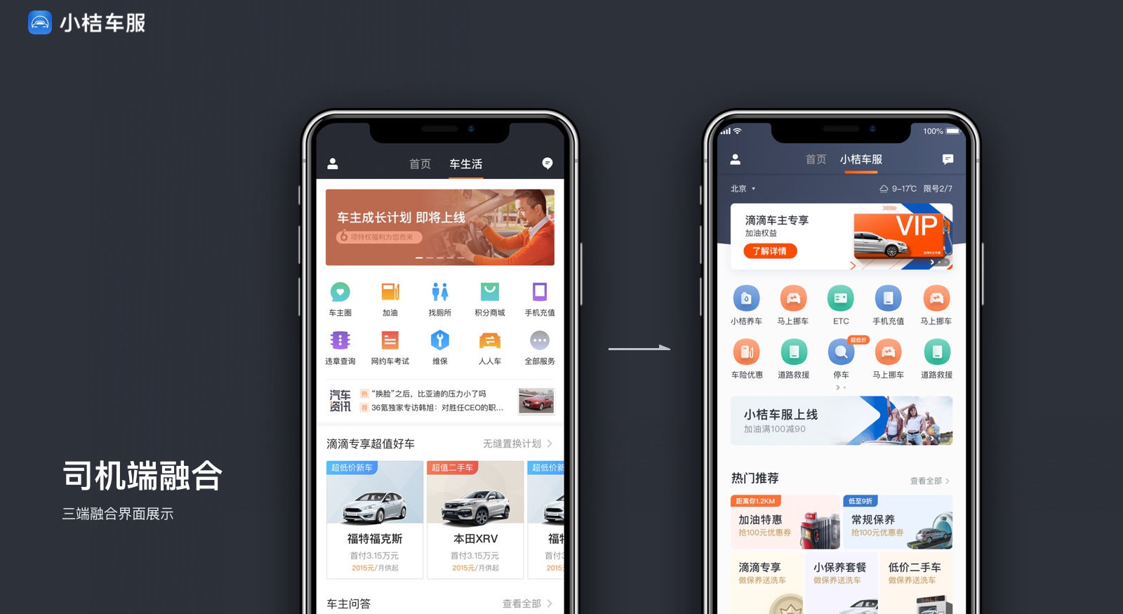 实战案例！滴滴「小桔车服」中台UX构建全方位复盘！
