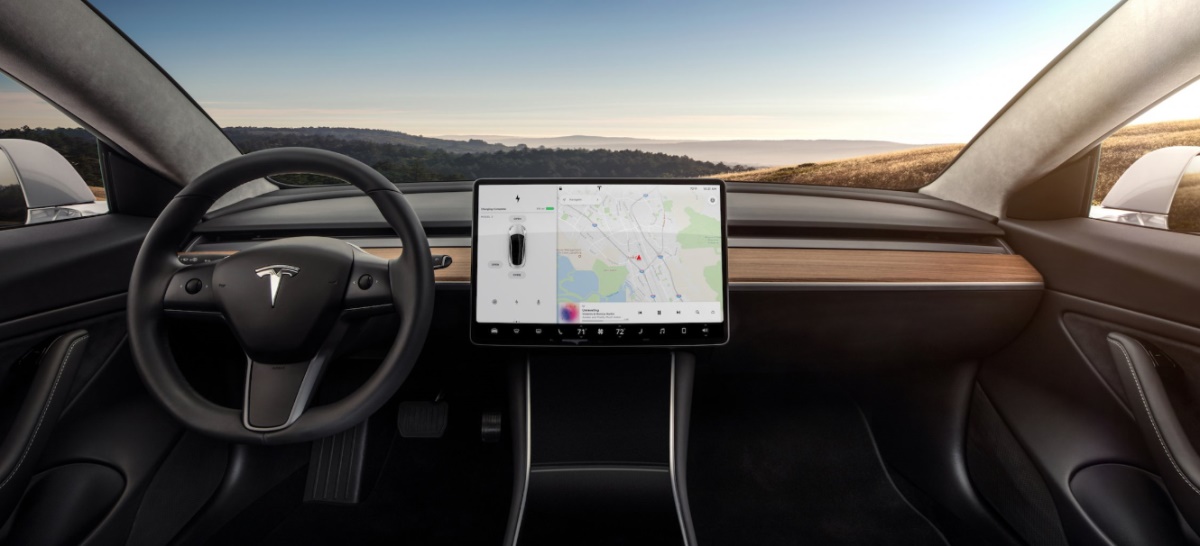 汽车交互专题！全方位解读特斯拉Model 3中控大屏交互布局