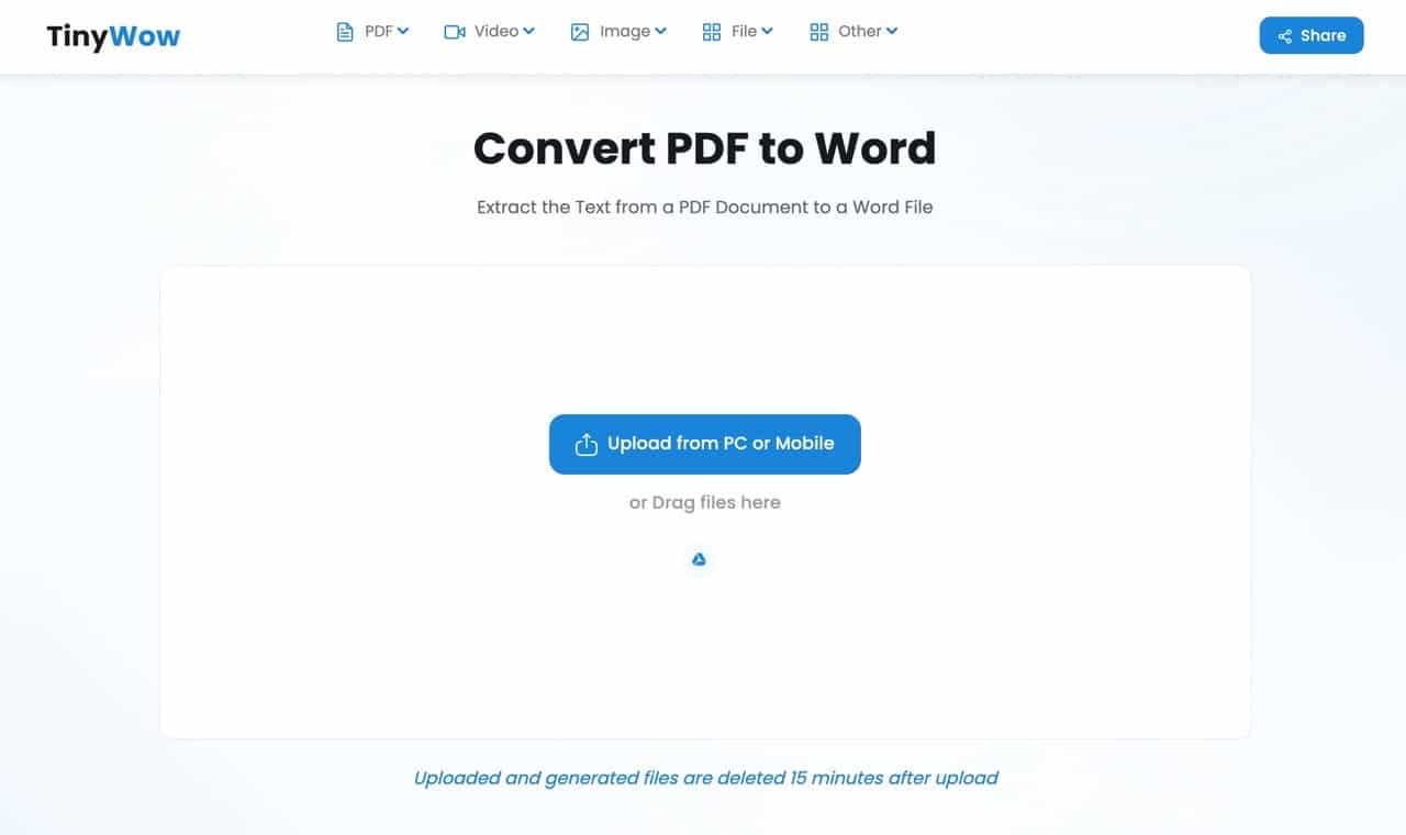 想转换PDF/视频/图片的格式？收下这个在线免费神器！