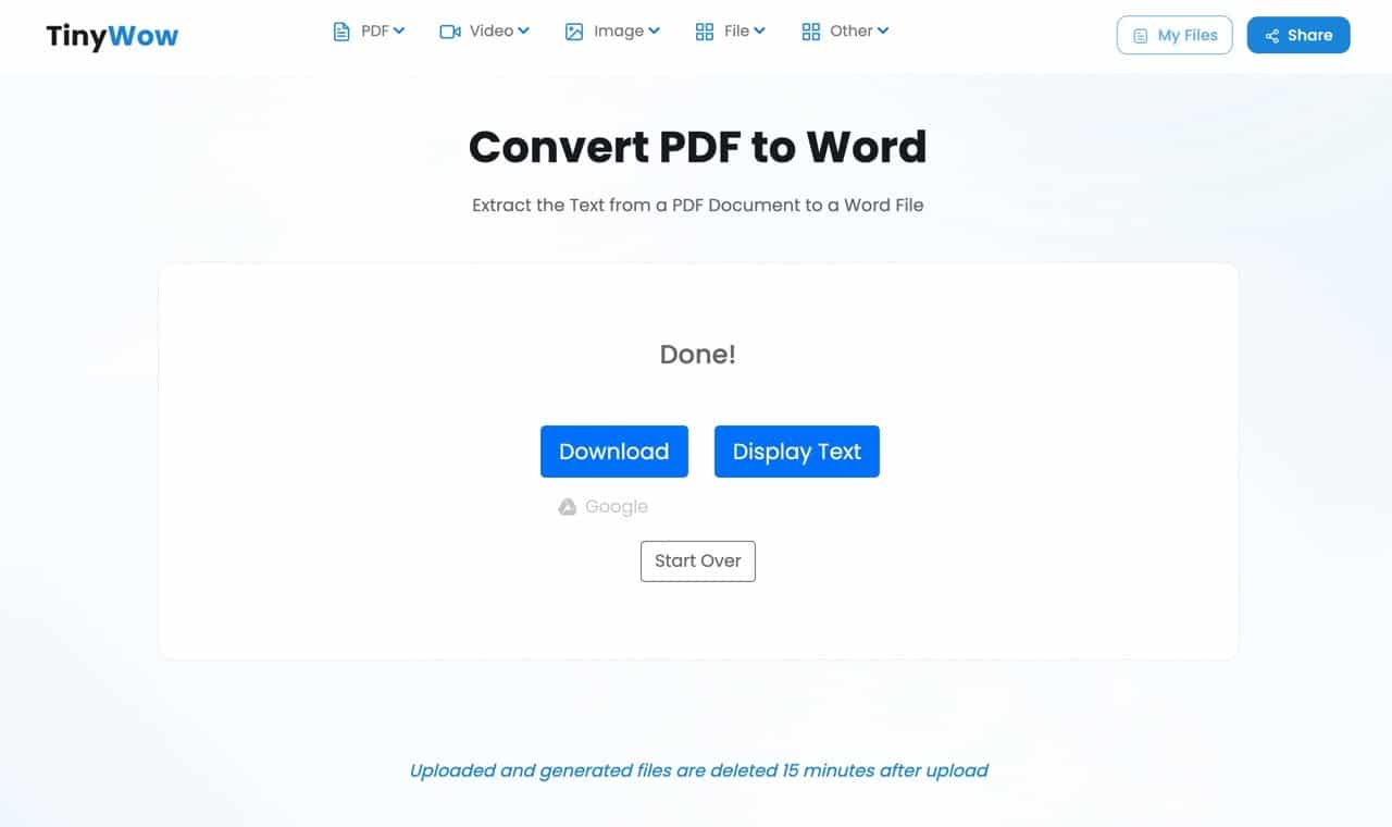 想转换PDF/视频/图片的格式？收下这个在线免费神器！