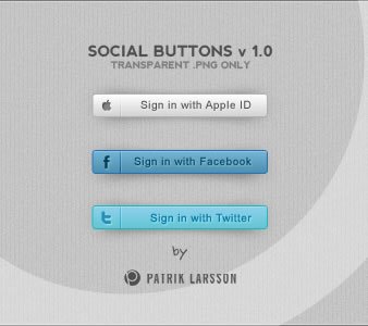 Social Buttons v 1.0