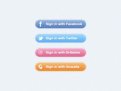 Sign in Buttons