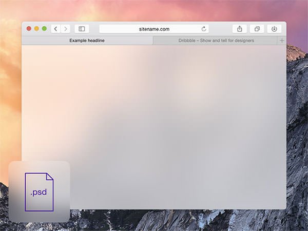 safari-browser-mockup 模板 模板 素材