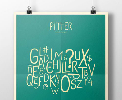 英文字体: pitter_font下载