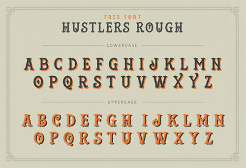 英文字体: hustlers-rouch下载