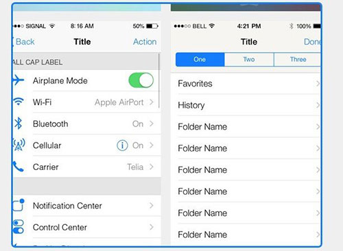 UI设计素：材INTRO-iOS7