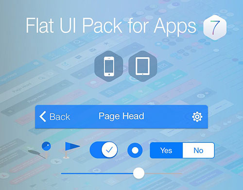 UI设计素：材flat_ui_pack_for_ios_7_apps_by_rebirthpixel-d6p4u0b