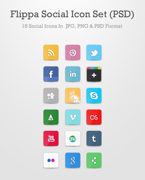 20 High Quality Free Icon Set Collections