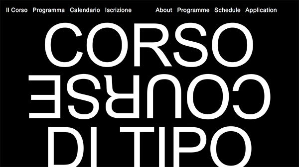 网页设计欣赏：Basic Type Design Course