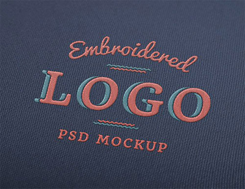 Embroidered 标志展示素材