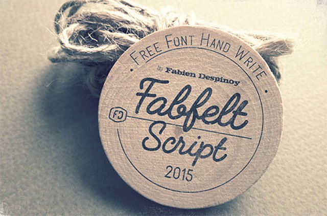 英文字体 fabfelt-script-free-font
