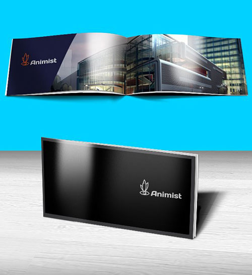 Free Horizontal Catalogue Mockup PSD