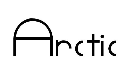 Arctic font