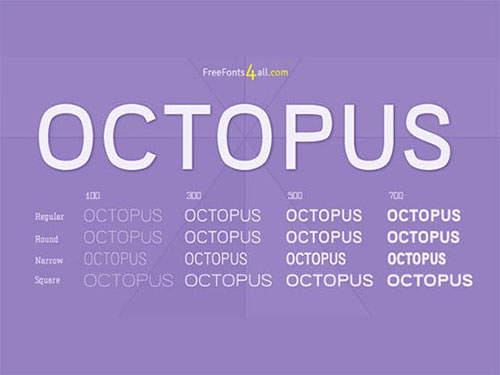octopus-free-font