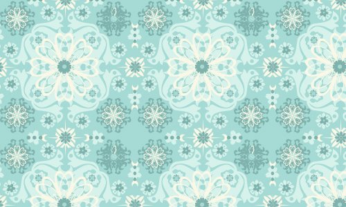 Light Blue Damask