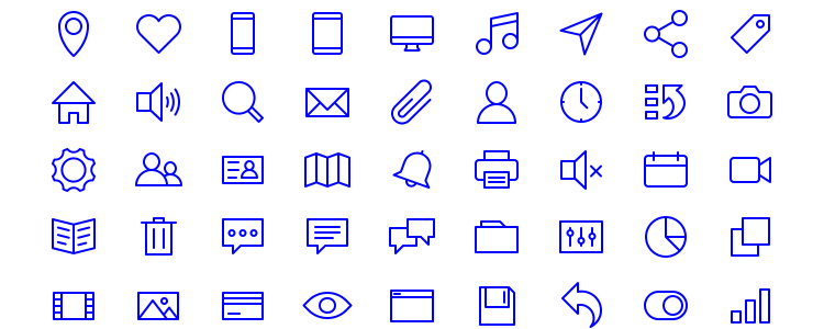 图标字体 Essential